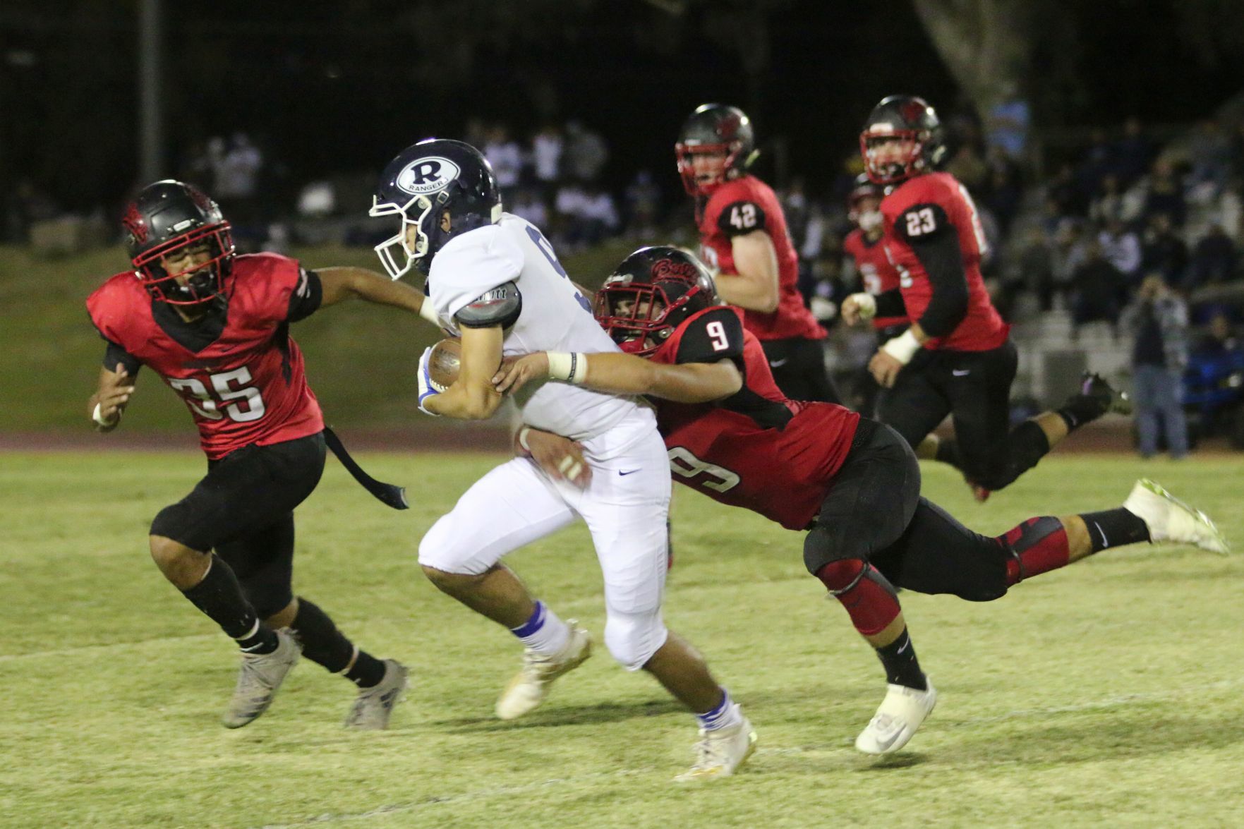 Bullpups grab sole possession of first place in battle of unbeatens
